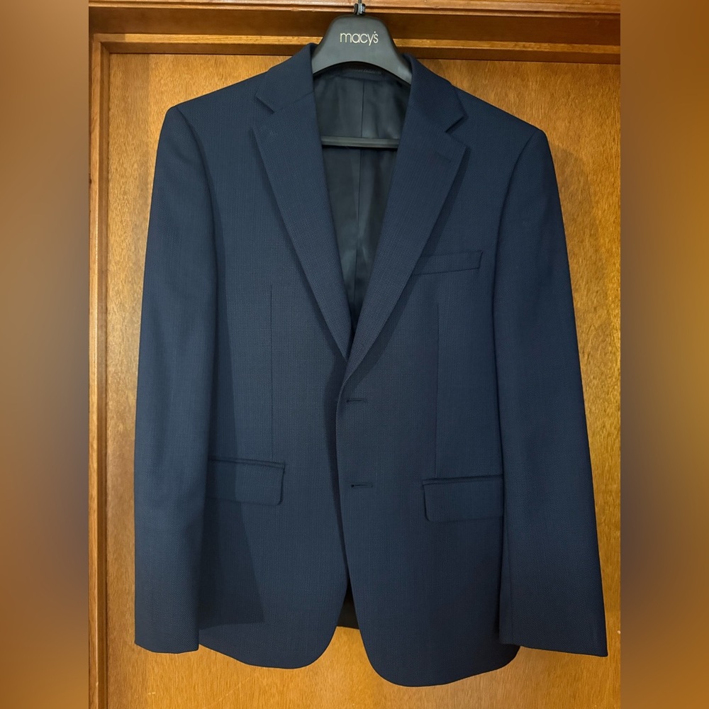 Calvin Klein Blue Sport Coat 38S